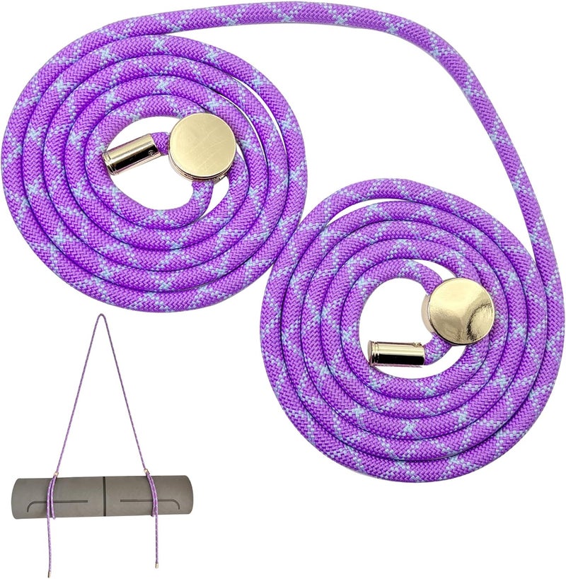 DAOSUN Yoga Mat Strap - 8MM Adjustable Paracord Carrier for Carrying Yoga Mats, Camping Pads & Blankets (Strap Only) - Image 1